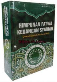 HIMPUNAN FATWA KEUANGAN SYARIAH Dewan Syariah Nasional MUI